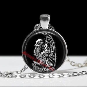 Cthulhu pendant, H.P. Lovecraft, Necronomicon jewelry, magic amulet, &quot;The Call of Cthulhu&quot; #57