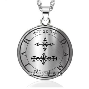 Guardian Angel Damabiah · February 10 – 14  · WISDOM talisman · 72 Angels · Guardian and Birth Angel · Made of stainless steel | #365.65