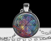 Third pentacle of Mercury necklace, literary skills talisman for poets and writers, occult symbol, alchemy, King Solomon seals, magick,#103