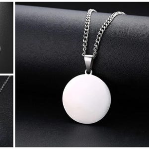 a collage of photos of a white pendant