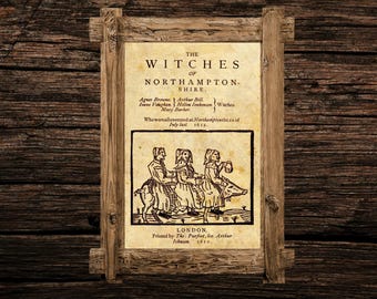 Witches of Northampton Art Print, Vintage Occult Home Decor #416