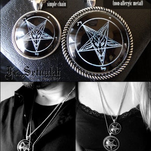 CENWA Star Of Babalon Necklace – Stainless Steel Witchcraft Amulet Talisman, Magical Symbol Pendant - View #4