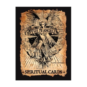 Magische Engel – 72 Spirituelle Karten – Göttliche Führung für Tarot & Psychische Leser, Liebe, Glück, Schutz, Heilende Energie für spirituelles Wachstum