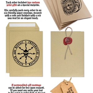 a set of four greeting cards with a picture of a lion