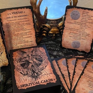 Celestial Protection Set: Angel Talismans, Coins, and Cards | Luck, Love, Health, Wealth, Defense - Angelic Magick Collection | 72 Angels