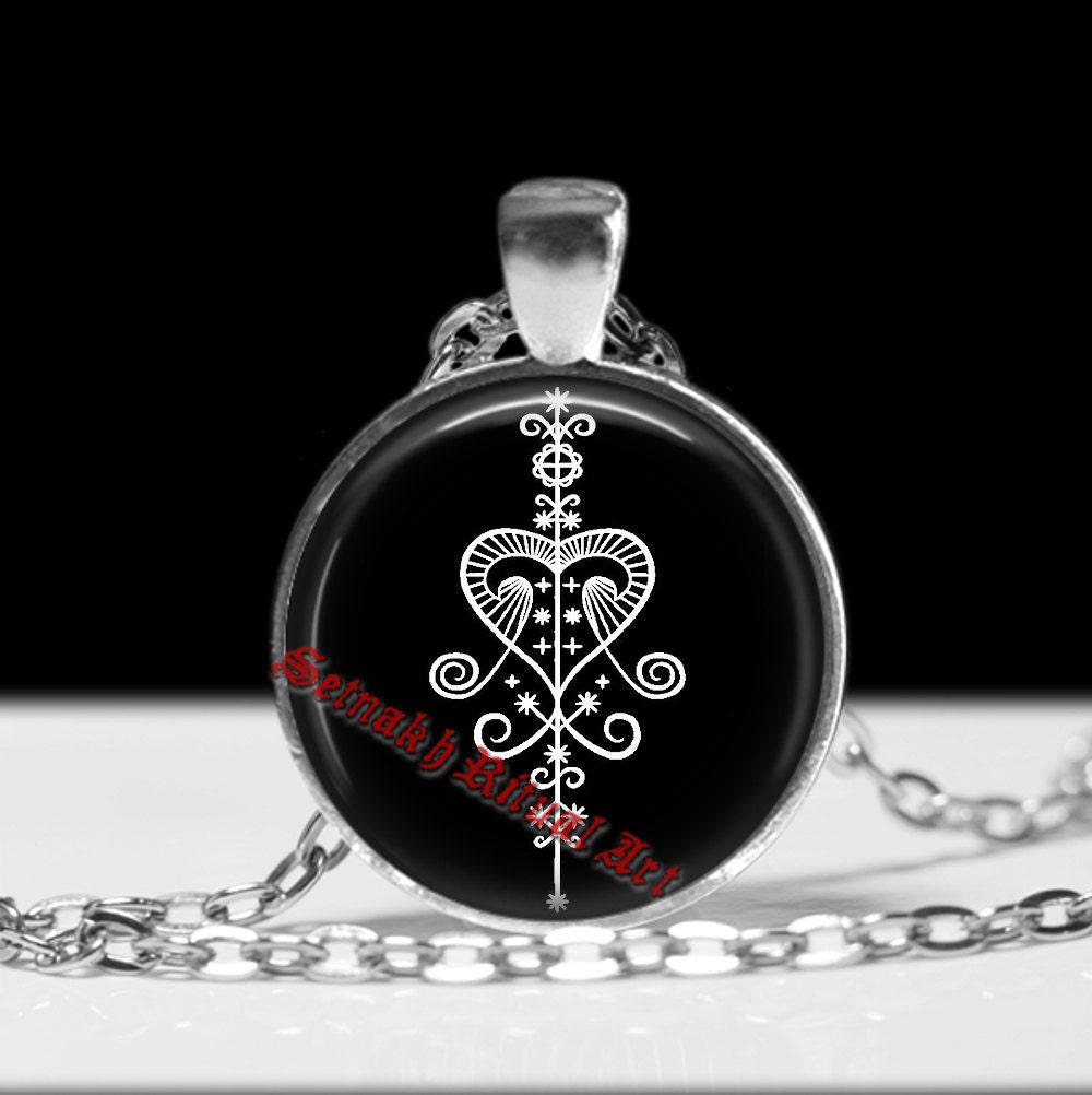 ERZULIE / YEMAYA Veve Talisman, African Voodoo Amulet