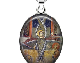 Seraphim Angel Pendant – Sacred Medieval Christian Amulet #278