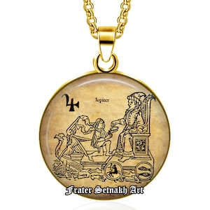 TALISMAN OF JUPITER Necklace/keyring, Wisdom, Good Fortune