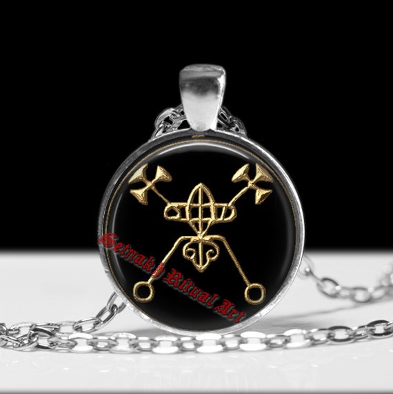 the sigillum blasfemiam divina.limited edition Unique necklace of Belphegor/'s official sigil