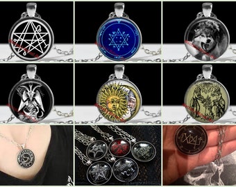 PROMOTION ! Buy 2 pendants get 1 free | occult necklace, occult pendant, occult jewelry, witch necklace, ritual pendant, magick talisman