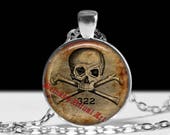 Masonic skull pendant, Freemasons amulet, Freemasonry jewelry, esoteric jewellery, death amulet, Illuminati symbol, Skull and Bones  #10