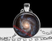 Spiral Galaxy jewelry Astrology necklace Planet pendant Cosmos jewellery #434.1