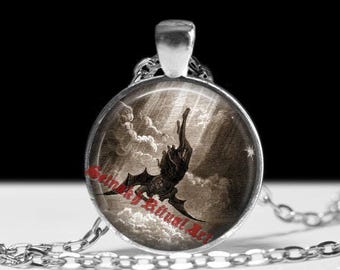 Colgante de Lucifer, el ángel caído, amuleto de Dore Gustav, joyería oculta n.° 34