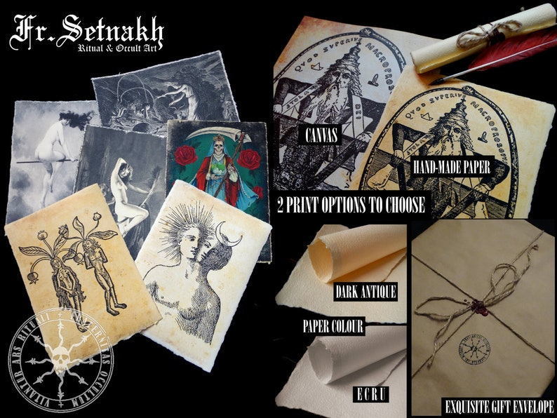 Choose your TAROT CARD PRINT magick, witch, fortune-teller, occult poster, Tarot reading, mystic, Rider-Waite tarot deck 396 image 3