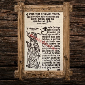 Witch art, witchcraft print, occult poster, occult home decor, esoteric wall art, devil poster #417