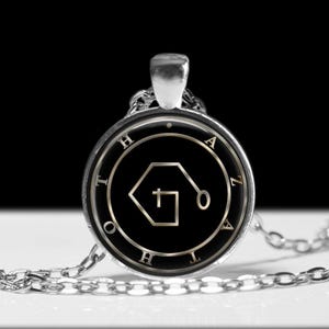 Azathoth Sigil Pendant, Necronomicon Talisman, Occult Jewelry #NECS1