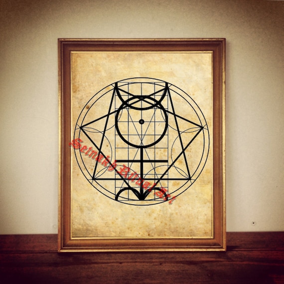 John Dee portrait print antique rustic style occultist illustration ...