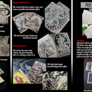 a collage of pictures of different types of cards