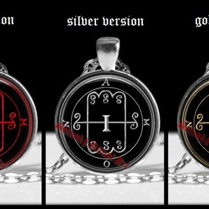 Colgante del Sello de Belial, Collar con el Sigilo de la Goetia, Amuleto Oculto 104.68 imagen 2