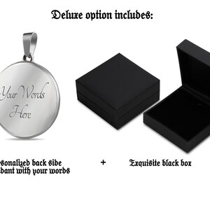 a couple of necklaces that are in a box