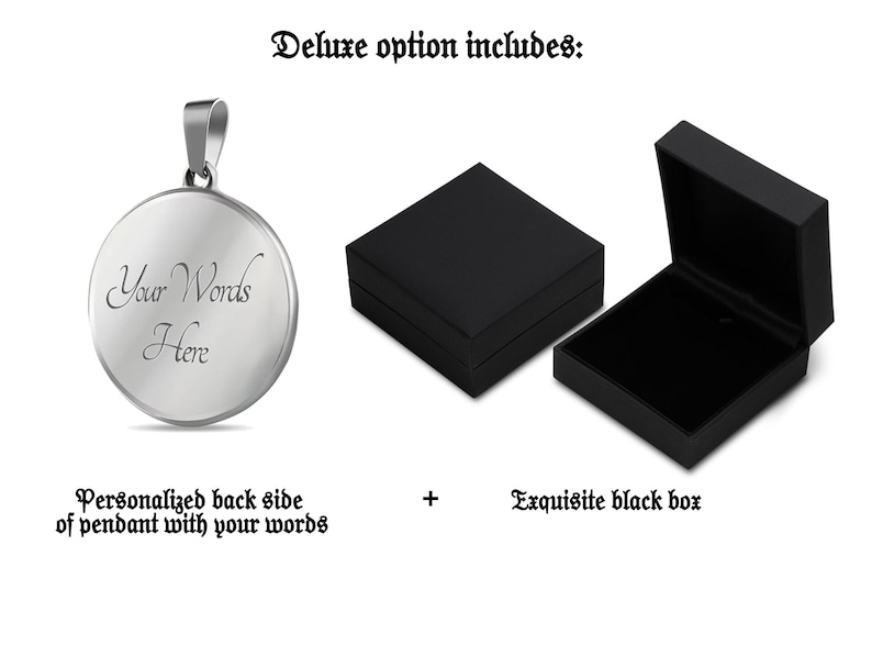 a couple of necklaces that are in a box