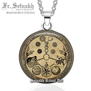 VITRIOL Alchemical Talisman – Hermetic Symbol Pendant #241