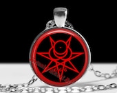 Crowley Seal amulet Satanic necklace Thelemic pendant #466