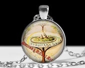 Yggdrasil pendant, The World Tree necklace, Icelandic jewelry, nordic mythology, norse pendant #330