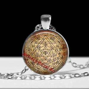 The Seal of God talisman, celestial art, 7 Archangels sigil, Gabriel, Michael, Gasziel, Samael, Satquel, Raphael, Anael, Adonai, Elohim #CE1
