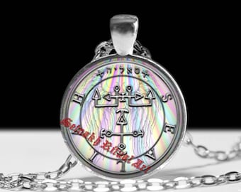 Sealiah Angel Seal Talisman Pendant, Motivation & Willfulness Amulet #365.45