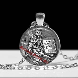 Santa Muerte pendant, Santa Muerte jewelry, Saint Death pendant, occult pendant, occult jewelry, skeleton pendant, skull pendant #371