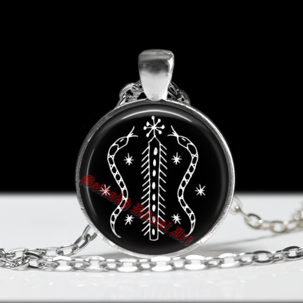 DAMBALLAH Veve Amulet, Haitian Voodoo Talisman, New Orlean, Louisiana, Vodou Ritual Jewelry, Occult Pendant, Magic Necklace 18 - Etsy DAMBALLAH Veve Amulet, Haitian Voodoo Talisman, New Orlean, Louisiana, Vodou Ritual Jewelry, Occult Pendant, Magic Necklace 18 - Etsy