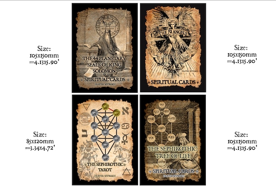 Set of 4 Magick Decks for Tarot Readers & Lightworkers | 72 Set of 4 Magick Decks for Tarot Readers & Lightworkers | 72