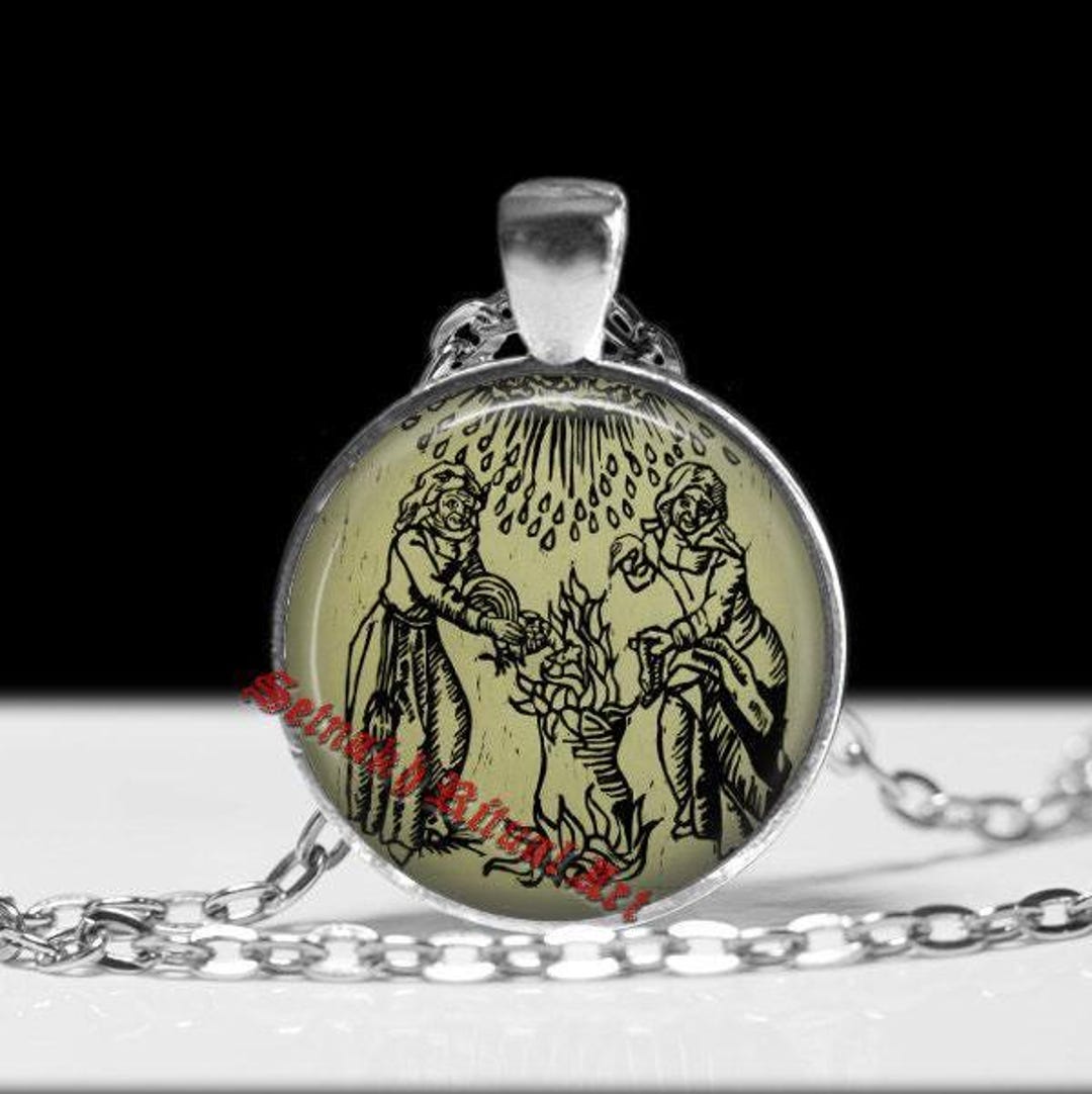Handcrafted Witch Pendant, Occult Jewelry, Salem Necklace #182 - Etsy