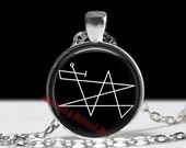 Sigil of Transformation pendant, Abdul Alhazred, Lovecraft, Necronomicon necklace, Cthulhu talisman,  magic sigil amulet #136