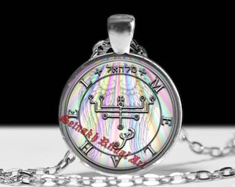 Melahel Angel Seal Talisman Pendant, Protection Amulet #365.23