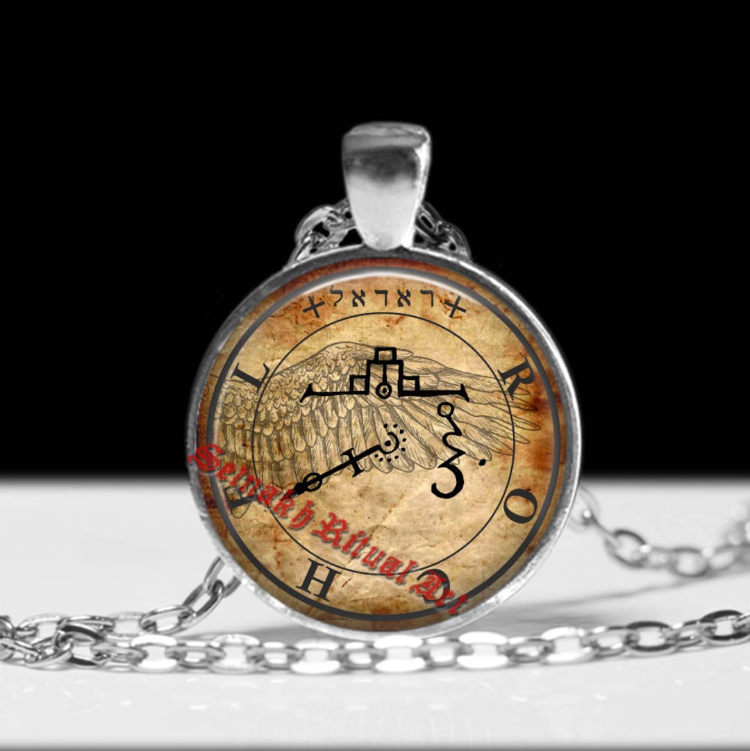 Rochel Angel Seal Talisman, Find Lost Objects Amulet #365.69 - Etsy