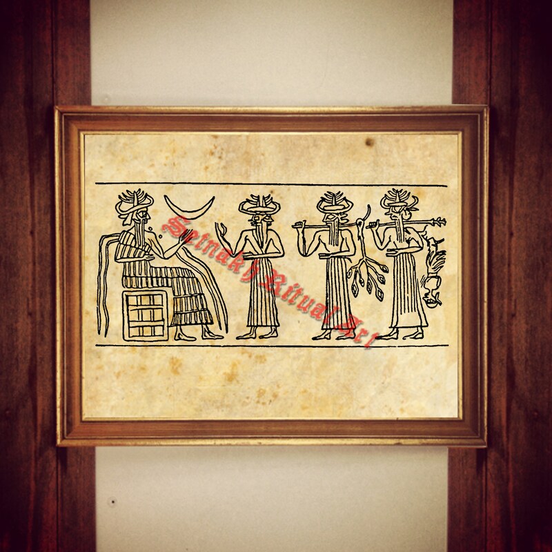 Sumeriian Sumerian Deity - Etsy - Page 5