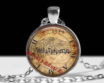 Imamiah Angel Seal Talisman, Cabalistic Tradition Pendant #365.52