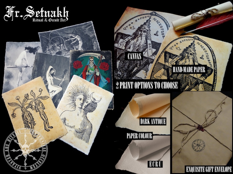 Tree of Life Print, Vintage Occult Kabbalah Illustration #139 image 2