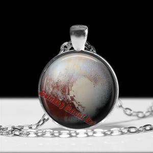 Colgante del planeta Plutón, talismán planetario astrológico, collar de astronomía celestial, regalo de joyería espacial esotérica n.° 433.9