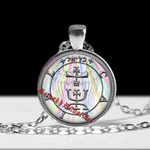 JUSTICE talisman, Caliel Angel seal pendant, To obtain prompt aid. Makes truth known in law suits, causes innocence to triumph #365.18