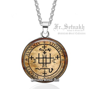 Erzengel Gabriel Talisman: Siegel für Kommunikation, Führung und Reinigung aus dem Grimoire von Armadel #93