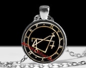 Nyarlathotep sigil pendant, Necronomicon Magick, John Dee, Symbols of the outer gods, Lovecraft, summoning spirits, occult talisman  #NECS4