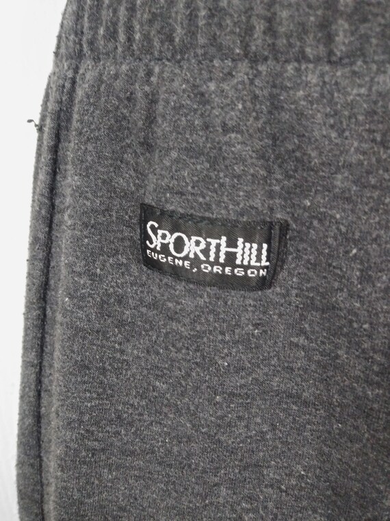 90s SportHill Leggings Medium Gray Spandex Blend … - image 4