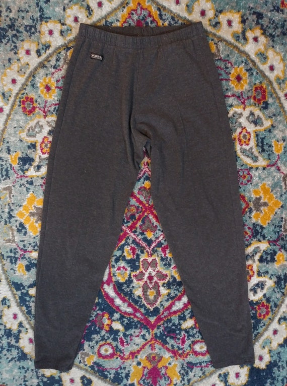 90s SportHill Leggings Medium Gray Spandex Blend … - image 6