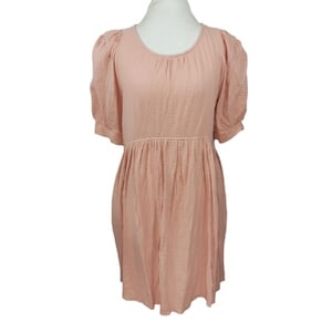 textured crinkle empire waist mini dress TRIBAL COTTON SLEEVELESS COVER DRESS main image 0