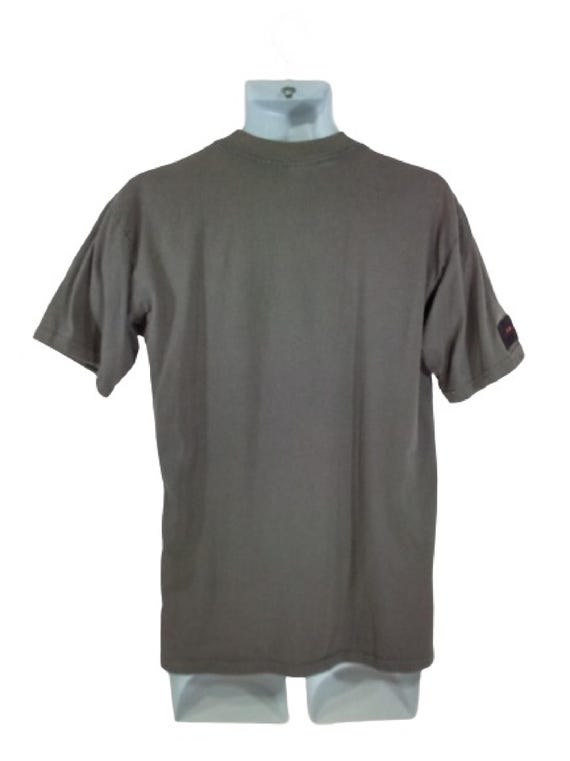 Truth Advocacy Tee with Velcro Patches, Gray Graphic Print, Unisex Size M View 3