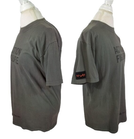 Truth Advocacy Tee with Velcro Patches, Gray Graphic Print, Unisex Size M View 5