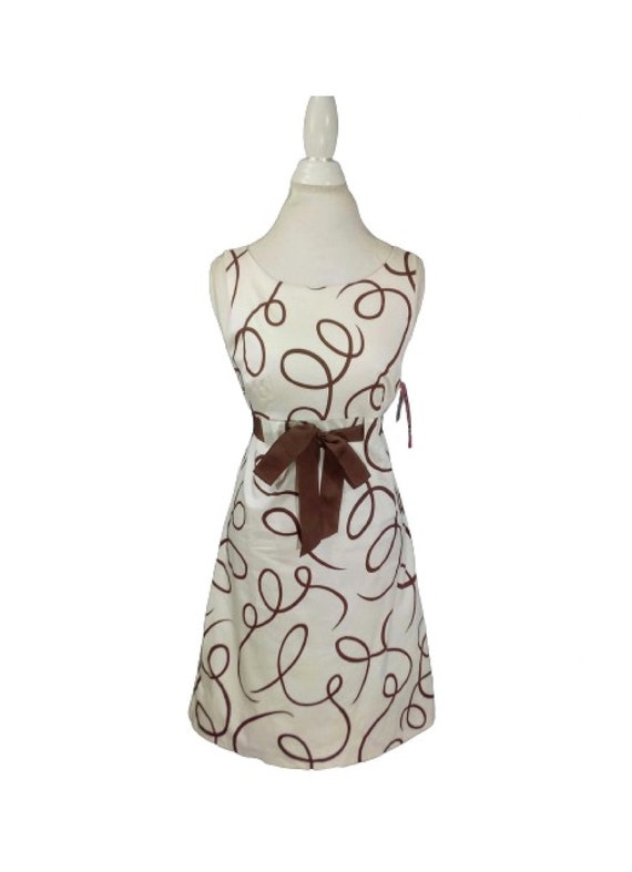 NWT R&K Originals Chocolate Swirl A-line Dress Sleeveless / Size 6 / Fun  Flirty Contemporary - Etsy UK